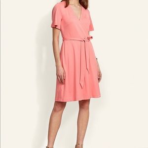 Ann Taylor Flutter Sleeve Wrap Dress- NWOT!